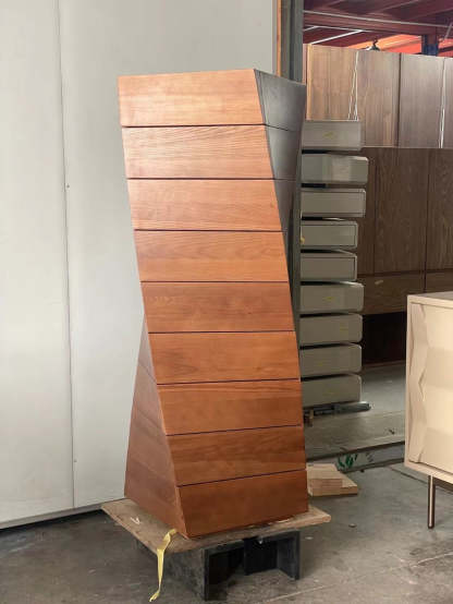 Elegant Rectangular Coffee Table with Side Drawer