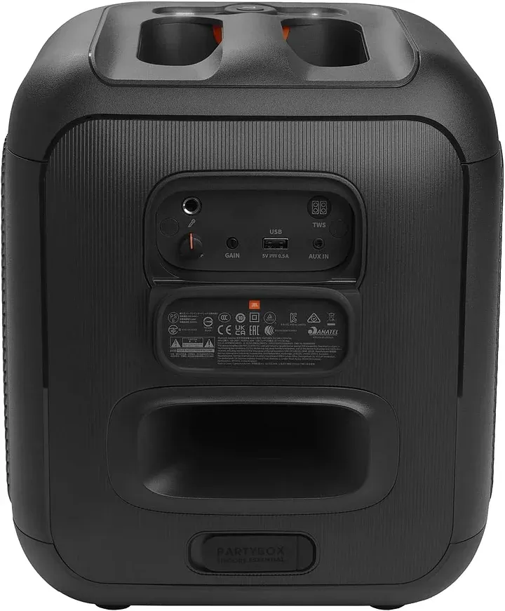 100W Sound, Built-in Dynamic Light Show, and Splash Proof Design, Black