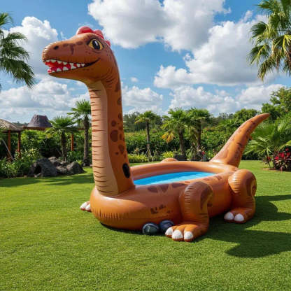 Inflatable Dinosaur Pool: Bring Jurassic Adventure to Your Backyard