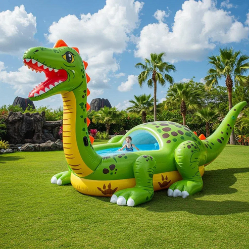 Inflatable Dinosaur Pool: Bring Jurassic Adventure to Your Backyard