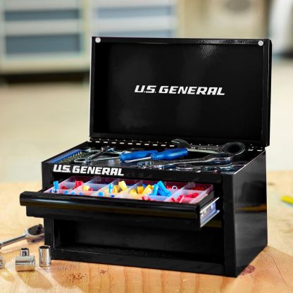 U.S. GENERAL Mini Steel Toolbox