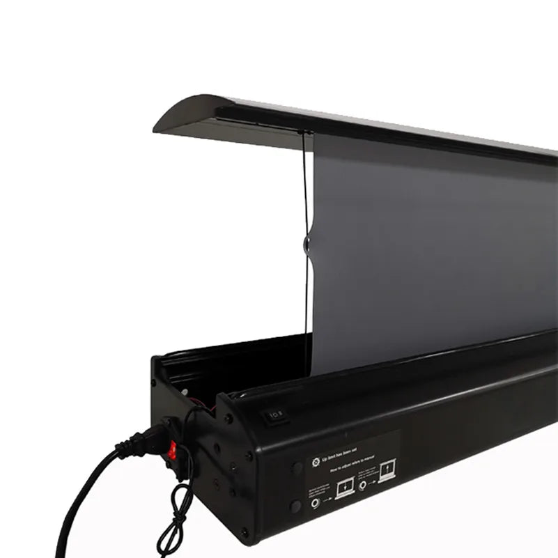 Fully Adaptive 4k Foldaway Floor Rising Projector Screen Electric Ground Rise Projection Screen Automatic Lifting Movable Home Theater