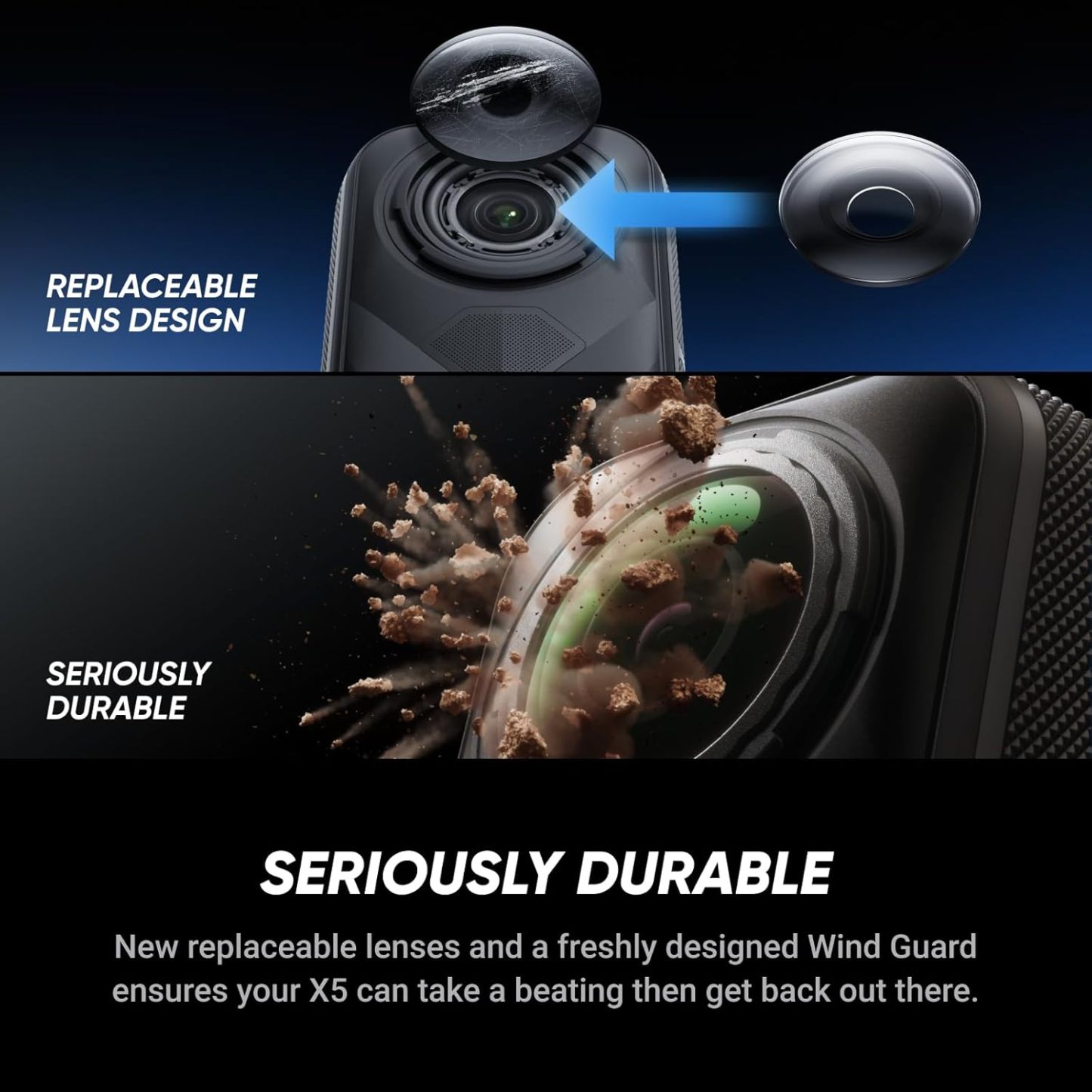 Insta360 X5 - Waterproof 8K 360° Action Camera