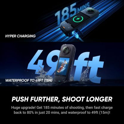 Insta360 X5 - Waterproof 8K 360° Action Camera