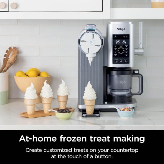 😍New Product Offers🔥Ninja Swirl by CREAMi Soft Serve & Ice Cream Machine