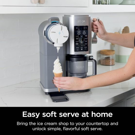 😍New Product Offers🔥Ninja Swirl by CREAMi Soft Serve & Ice Cream Machine