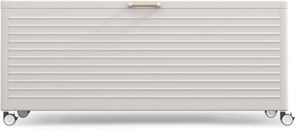 281 Gallon Large Outdoor Metal Deck Box with Wheels