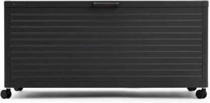281 Gallon Large Outdoor Metal Deck Box with Wheels