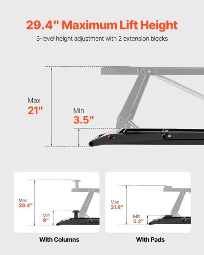VEVOR Car Lift, 7000 lbs Capacity Car Lifts for Home Garage