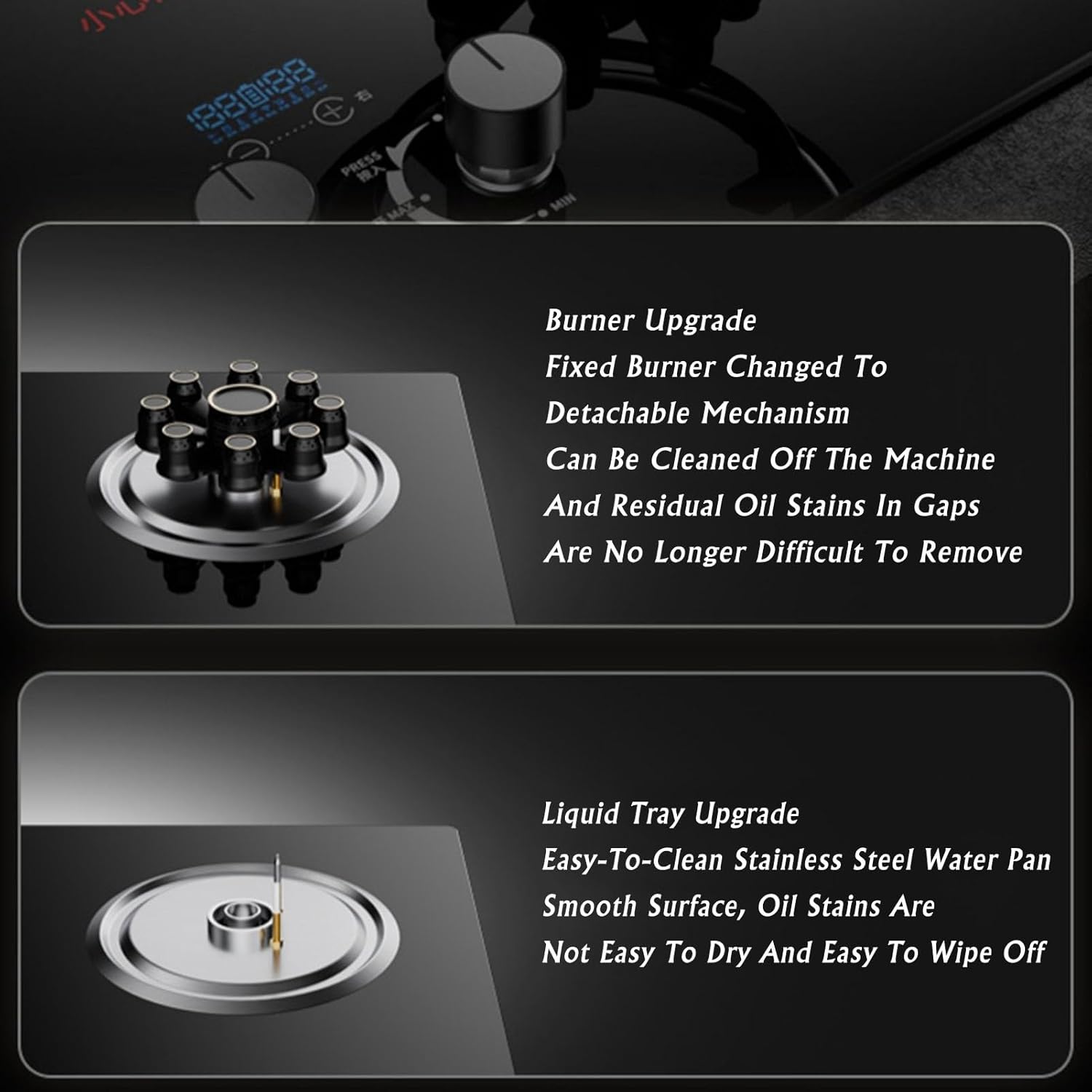 Gas Stove, with 2 Burners, 5.2KW with Timer Function
