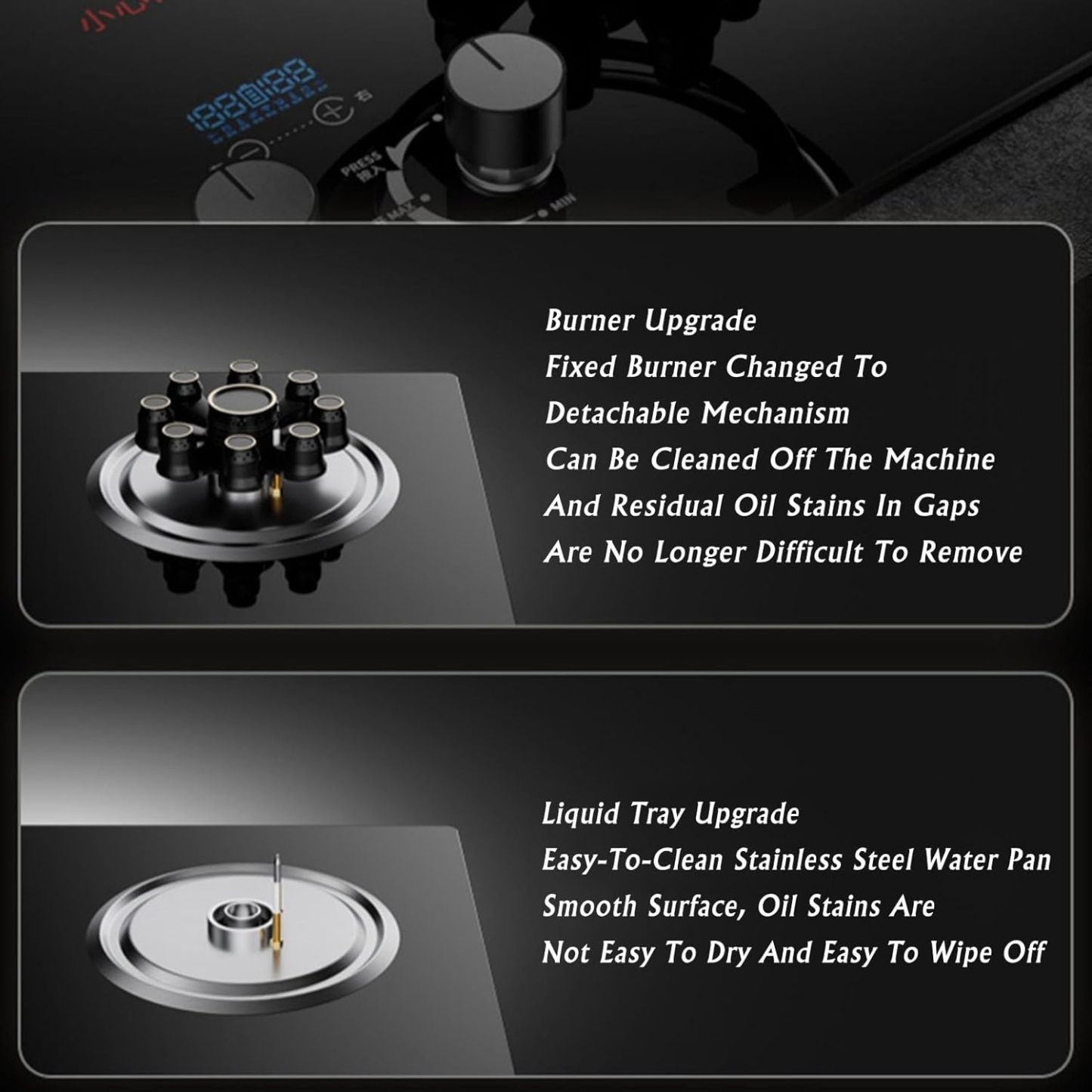 Gas Stove, with 2 Burners, 5.2KW with Timer Function