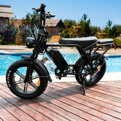 V8 Electric Bike: Unleash 1000W Power, 70KM Range—The Ultimate Fat - Tire Beast! 🚴♂️ 