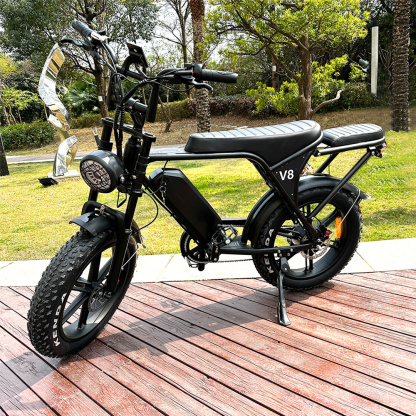 V8 Electric Bike: Unleash 1000W Power, 70KM Range—The Ultimate Fat - Tire Beast! 🚴♂️ 