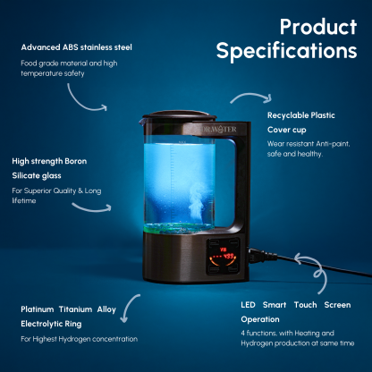 HydroKettle 68oz – Advanced Hydrogen Water Pitcher