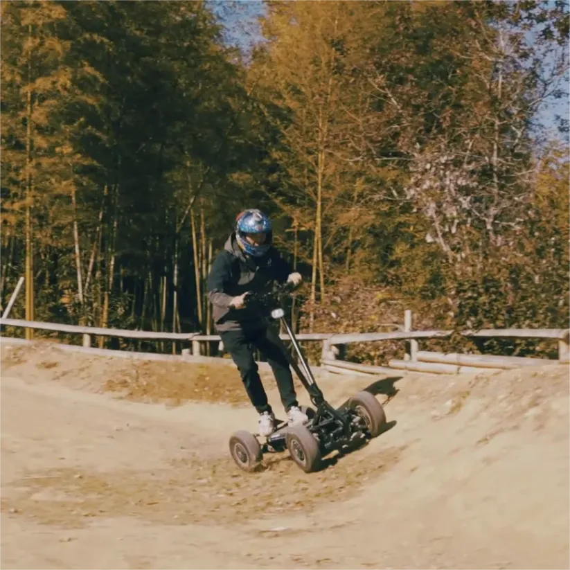 🛵New Teverun Folding Adult 4-wheel Powerful Electric Mobility Scooter🛵