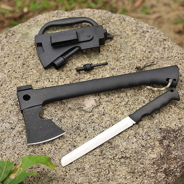 🪓 Multipurpose Survival Tomahawk 🌲—Tough Tool for Wilderness & Emergencies! 🔥