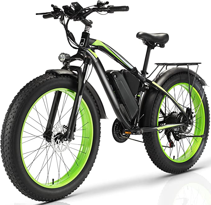 ✨Wide tire electric bike with 2000W 48V/17.5Ah removable battery 35MPH✨