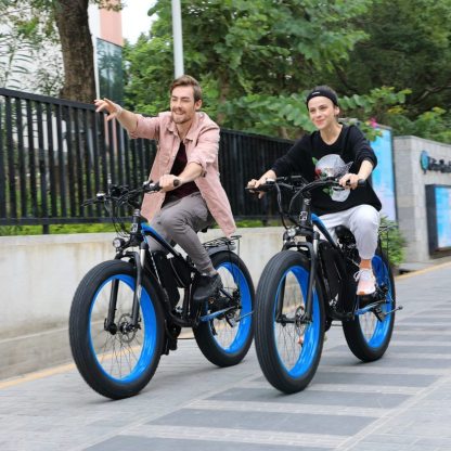 ✨Wide tire electric bike with 2000W 48V/17.5Ah removable battery 35MPH✨