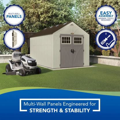 🔥Outdoor 8 ft. W x 10 ft. D Resin Storage Shed🔥
