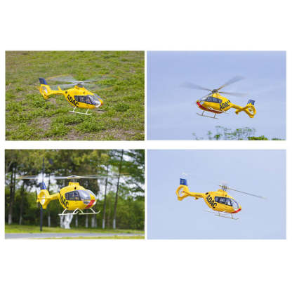 🚁FLYWING EC135 470 Class RC Helicopter ADAC 6CH 2.4G with H1 Flight Controller & GPS
