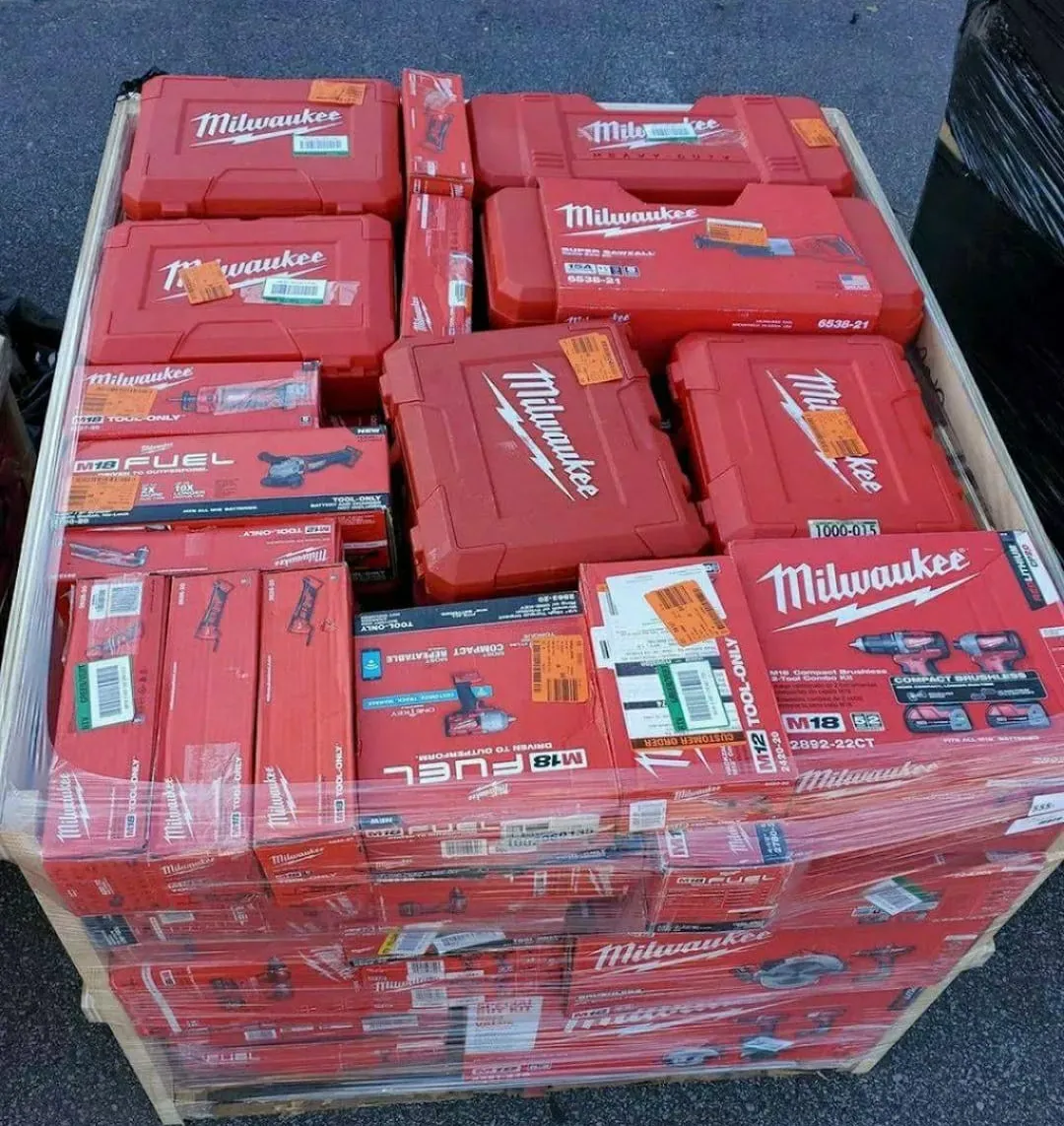 💥Stock is running low！！💥 MIXED TOOLS PALLET – LOT ID: 241005 – Untested Customer Return