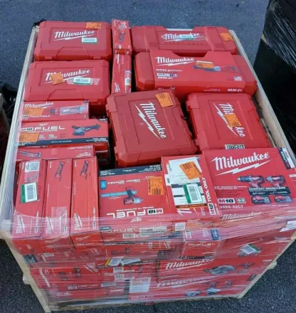 💥Stock is running low！！💥 MIXED TOOLS PALLET – LOT ID: 241005 – Untested Customer Return