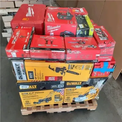 💥Stock is running low！！💥 MIXED TOOLS PALLET – LOT ID: 241005 – Untested Customer Return