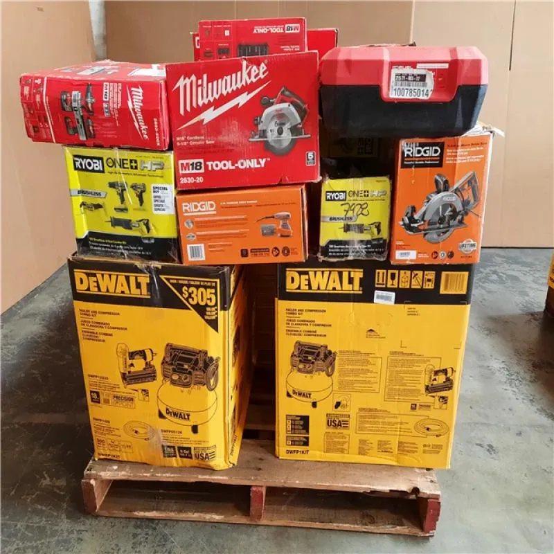💥Stock is running low！！💥 MIXED TOOLS PALLET – LOT ID: 241005 – Untested Customer Return