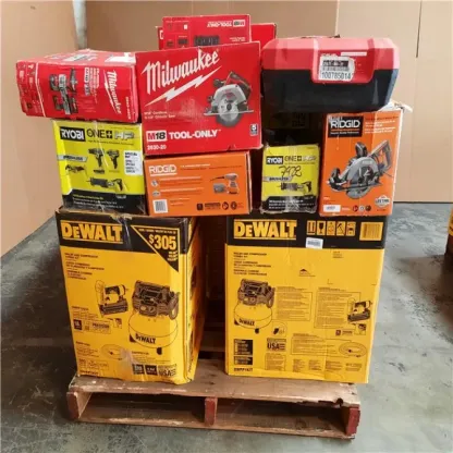 💥Stock is running low！！💥 MIXED TOOLS PALLET – LOT ID: 241005 – Untested Customer Return