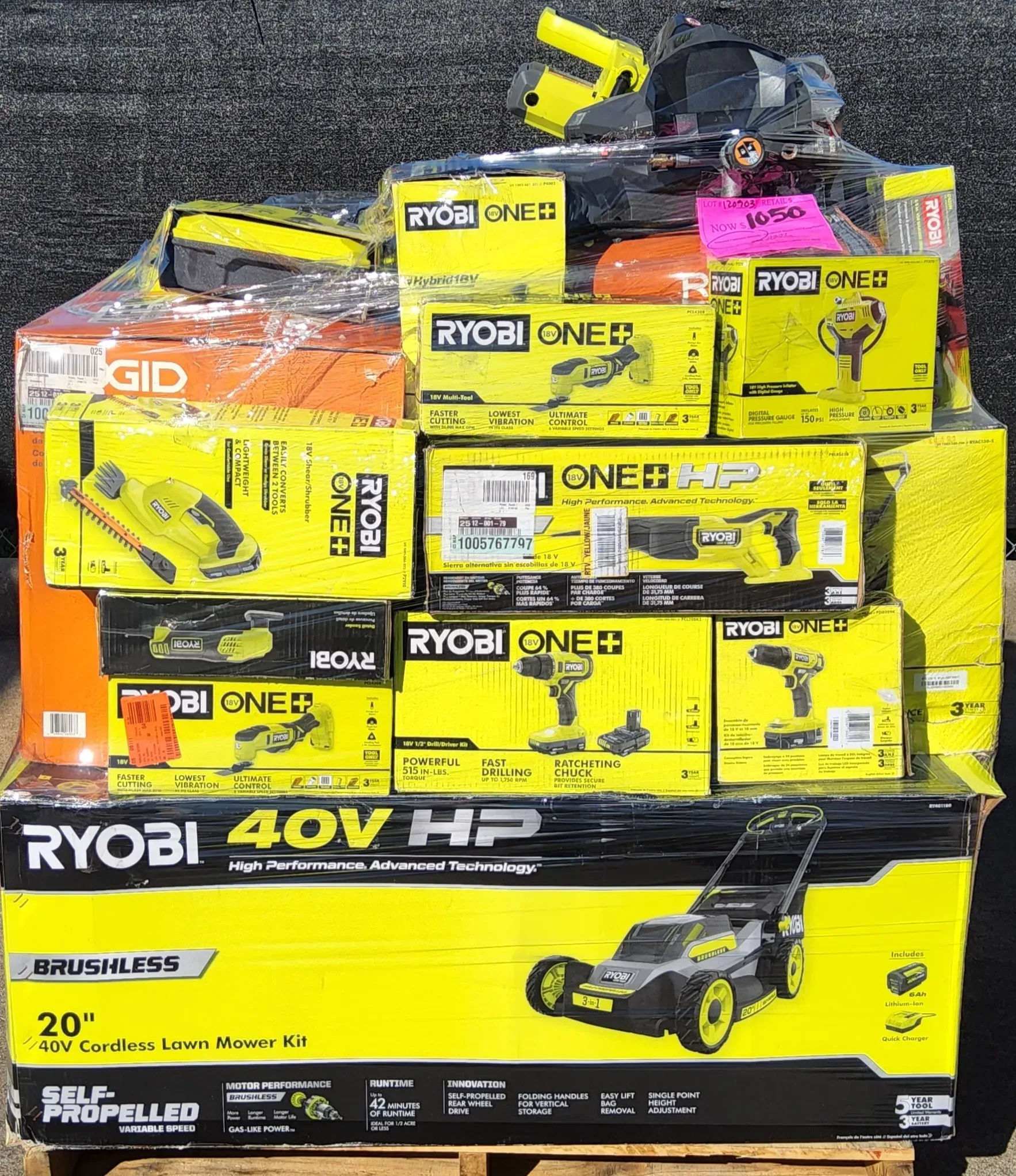 💥Stock is running low！！💥 MIXED TOOLS PALLET – LOT ID: 241005 – Untested Customer Return