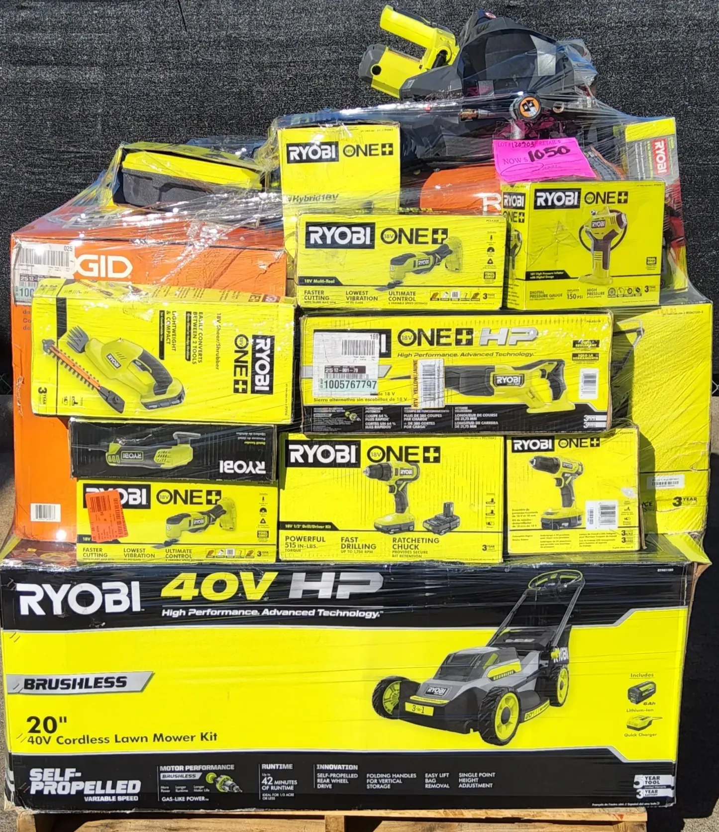 💥Stock is running low！！💥 MIXED TOOLS PALLET – LOT ID: 241005 – Untested Customer Return
