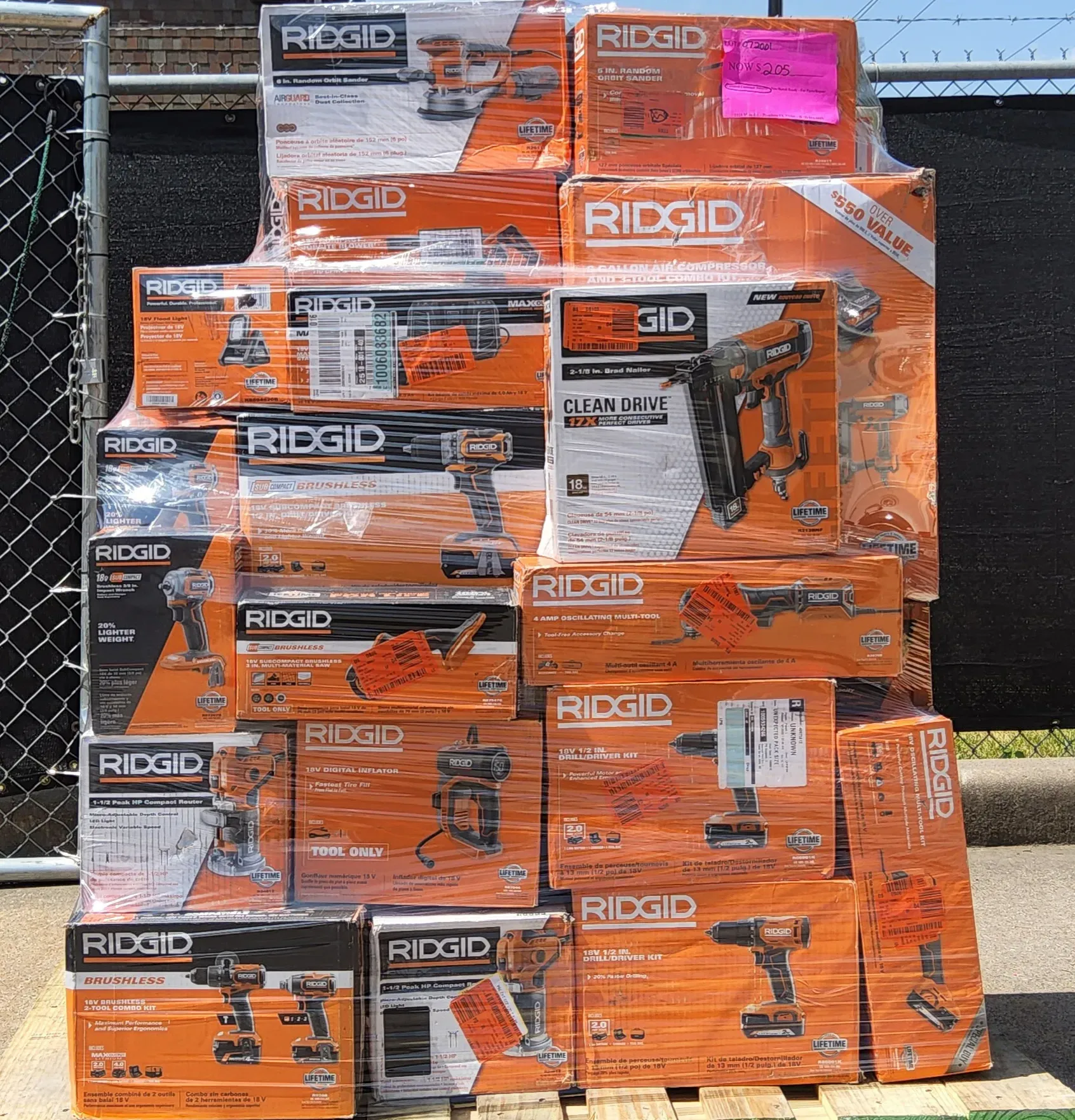 💥Stock is running low！！💥 MIXED TOOLS PALLET – LOT ID: 241005 – Untested Customer Return