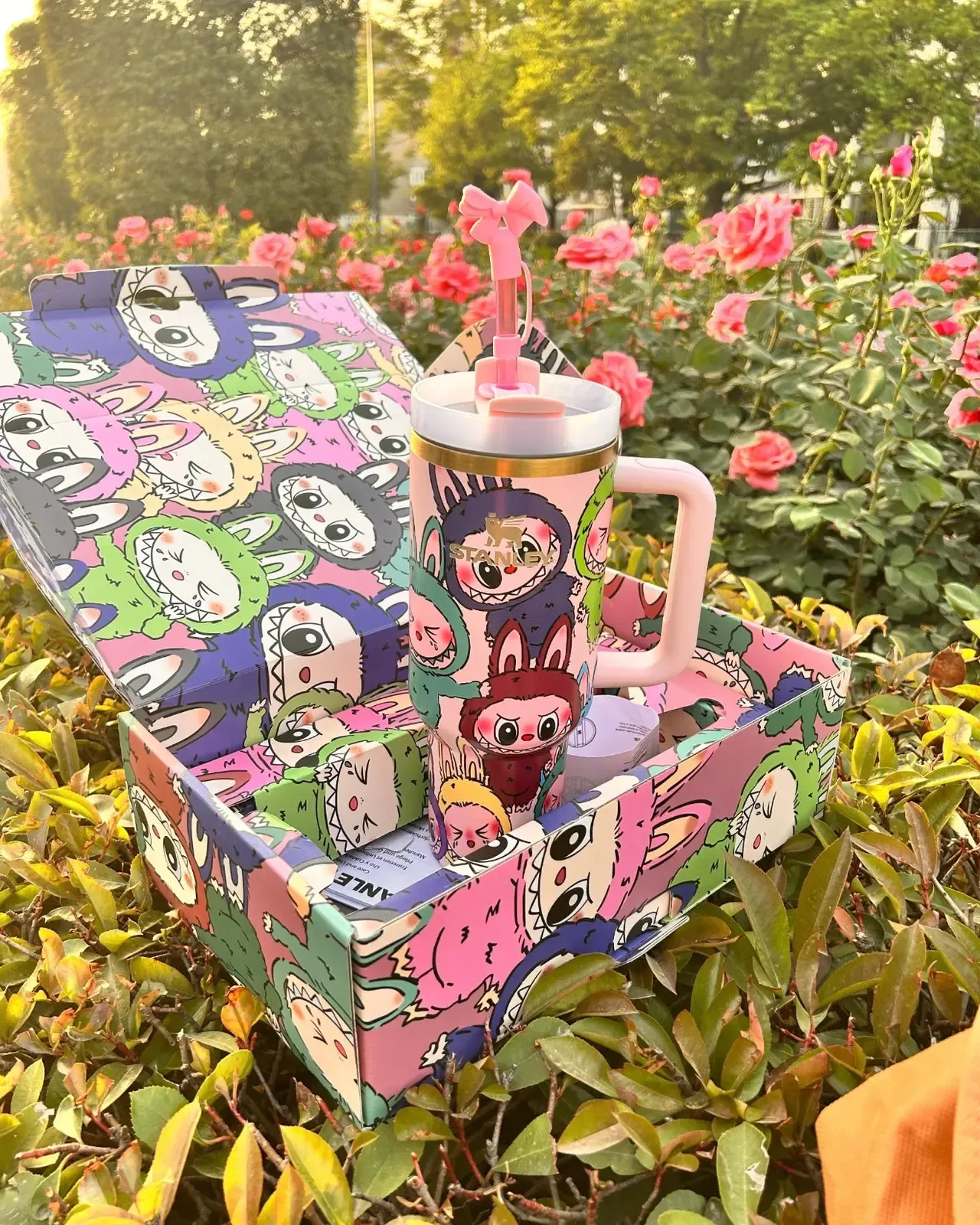 40oz Cartoon Labubu Tumbler