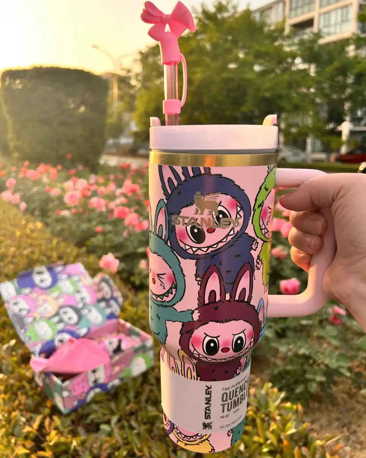 40oz Cartoon Labubu Tumbler