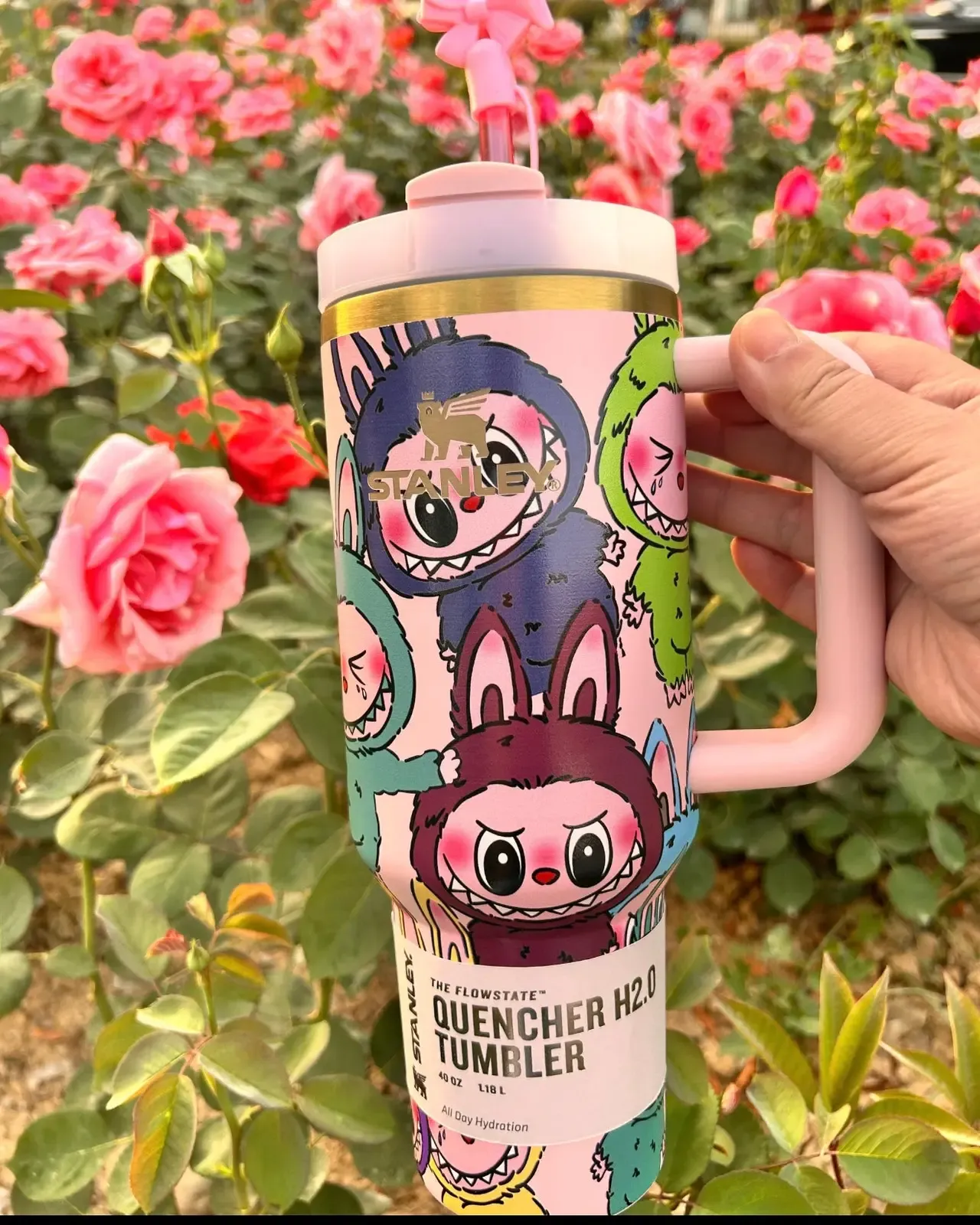 40oz Cartoon Labubu Tumbler