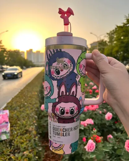 40oz Cartoon Labubu Tumbler