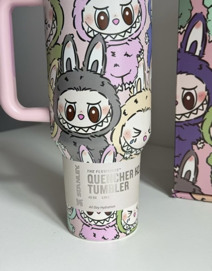 LABUBU In-Car Insulated Cup 1200 ml Tumbler（Free keychain for the first 100 orders )