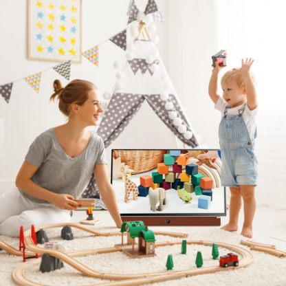 24-Inch Portable Smart Screen with Google TV, 3-Hour Battery