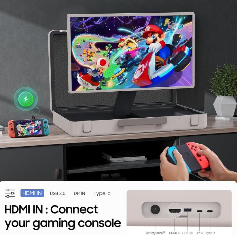 27-inch Smart Touchscreen Portable TV