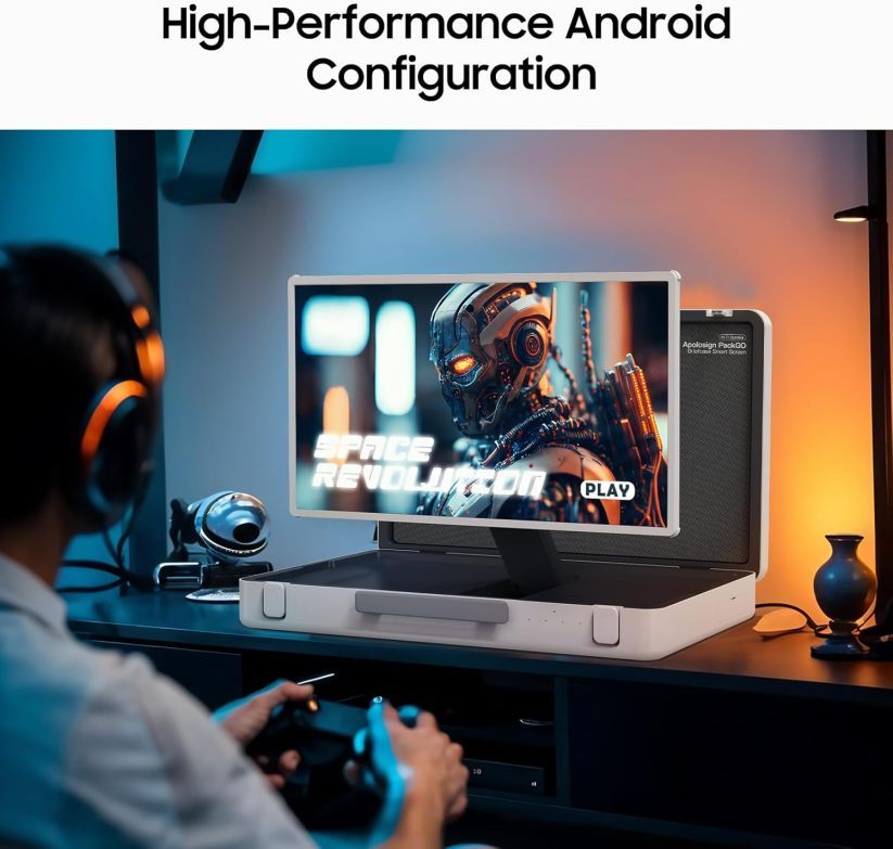 27-inch Smart Touchscreen Portable TV