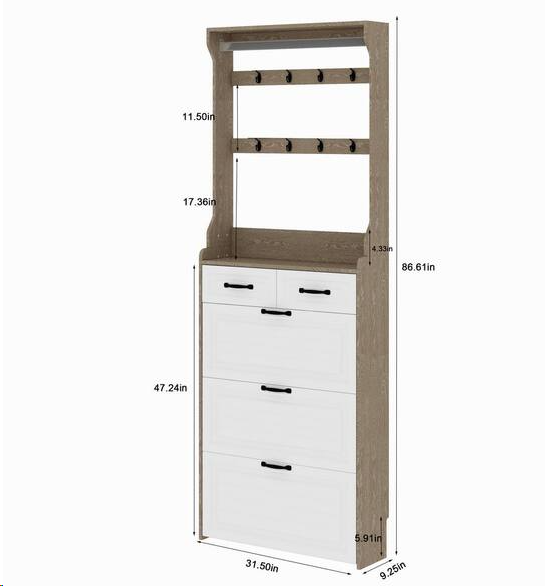💥Clearance sale 🔥Wall Hidden Shoe Cabinet