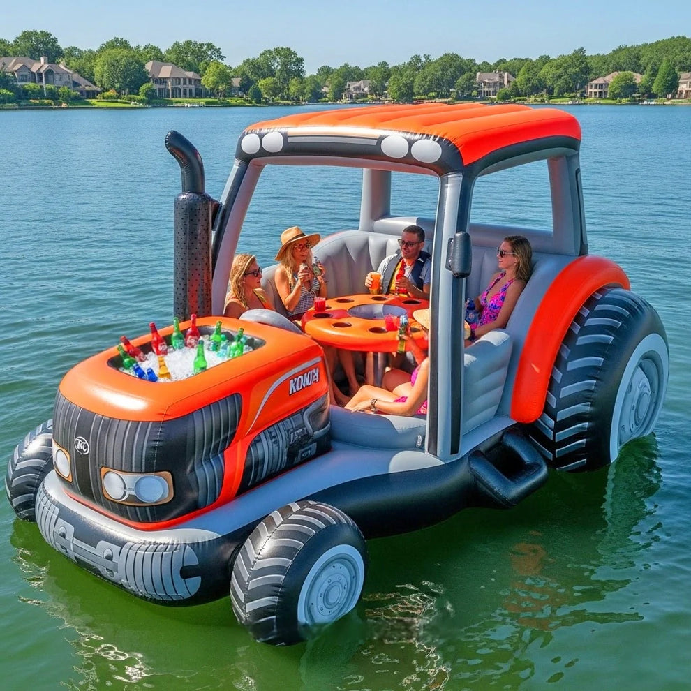 Inflatable Tractor Lake Floats