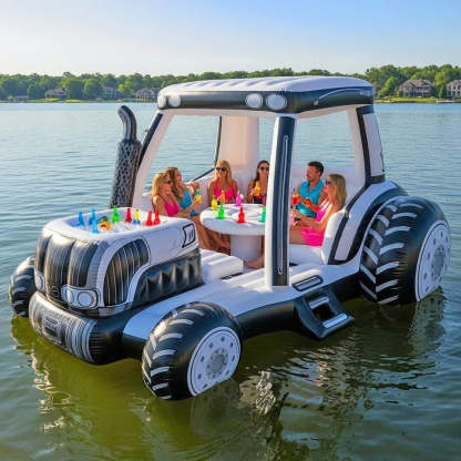 Inflatable Tractor Lake Floats