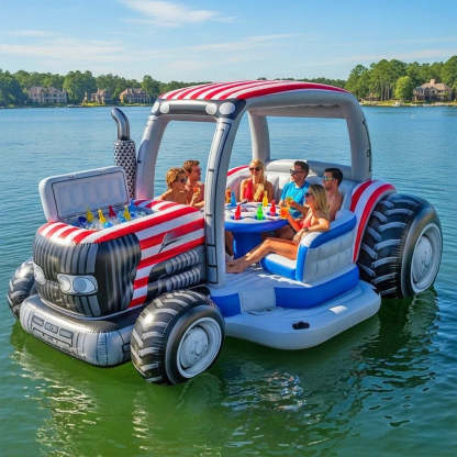 Inflatable Tractor Lake Floats