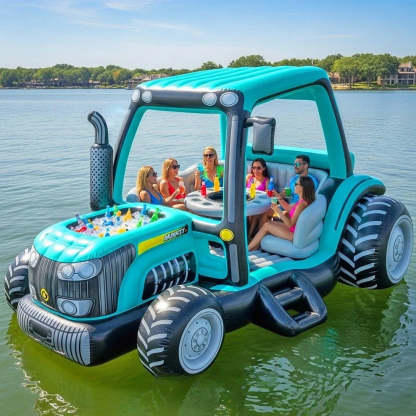 Inflatable Tractor Lake Floats