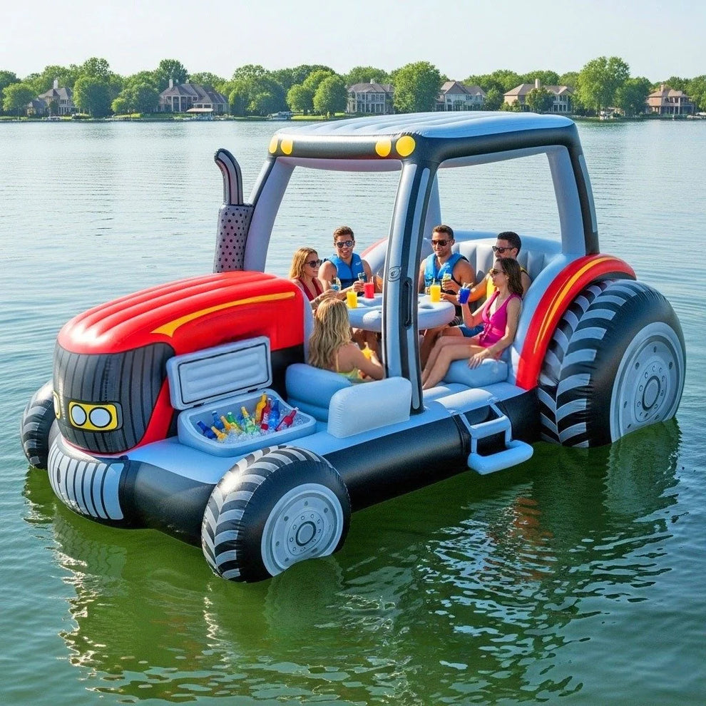 Inflatable Tractor Lake Floats