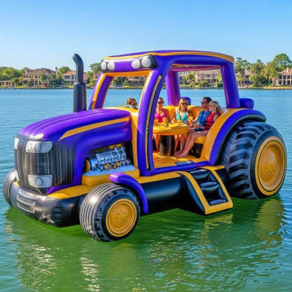 Inflatable Tractor Lake Floats
