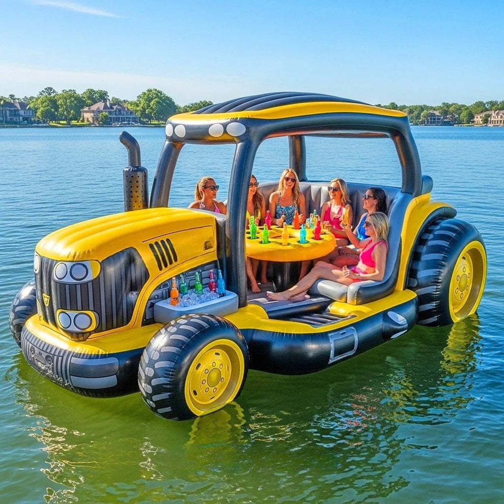 Inflatable Tractor Lake Floats