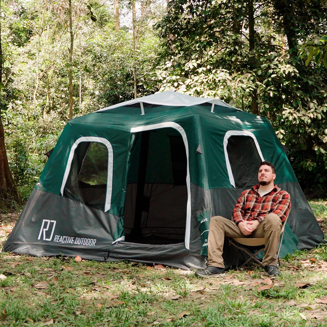🔥2-Step Cabin Tent⛺Easiest, Fastest 1-Person Setup Inflatable Cabin Tent