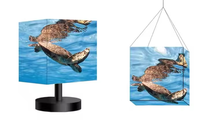 💡New design full color high resolution P2.5 P3 P3.91 P4 advertising cube light emitting diode display
